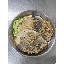 蒜蓉魚五包 (魚片165g+-10%/片 蒜蓉醬80g/包)超值免運組